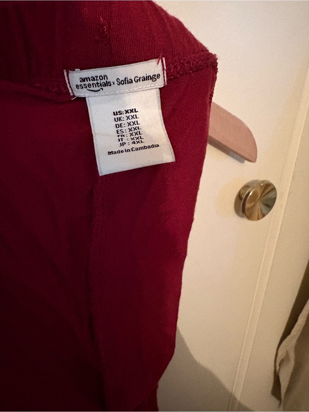 Pajama Set - Deep Red - Picture 4 of 5